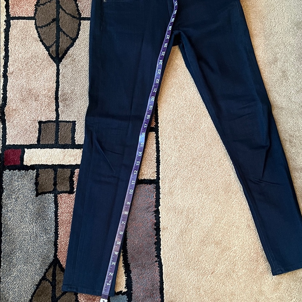 Rag & Bone Skinny Jeans - Women’s 26, Dark Blue Stretch Denim - Picture 9 of 14